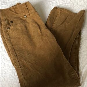 Janie & Jack Boys Brown Corduroy pants size 6